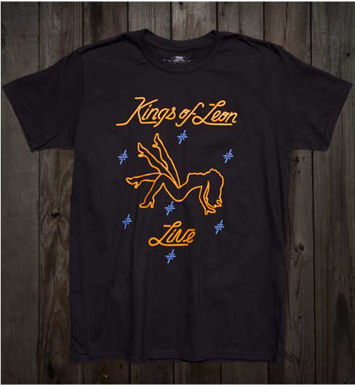 Reference - Kolbkss14 - Kings Of Leon Tour T Shirt (500x682), Png Download