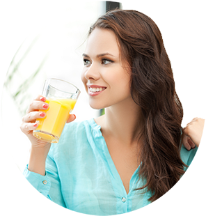 Drinking Fruit Juice Png (360x344), Png Download