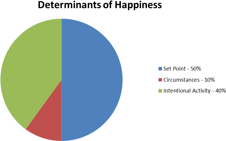 Happiness Pie Chart With Percentages, Based On "how - Happiness Pie Chart (811x519), Png Download
