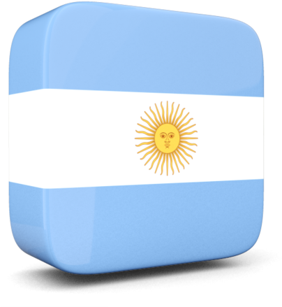 Illustration Of Flag Of Argentina - Logo Argentina 3d Png (640x480), Png Download