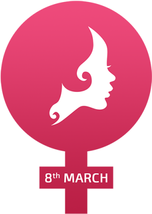 8 De Marzo Dia De La Mujer Signo - 8 March Psd (640x640), Png Download