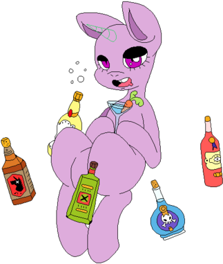 28 Collection Of Drunk Drawing Base - Mlp Drunk Base (400x418), Png Download