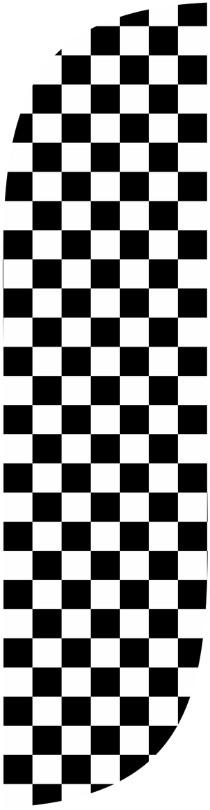 5ft Color Feather Flag Black & White Checkered - Speed Demon Skateboard Checkered (500x500), Png Download