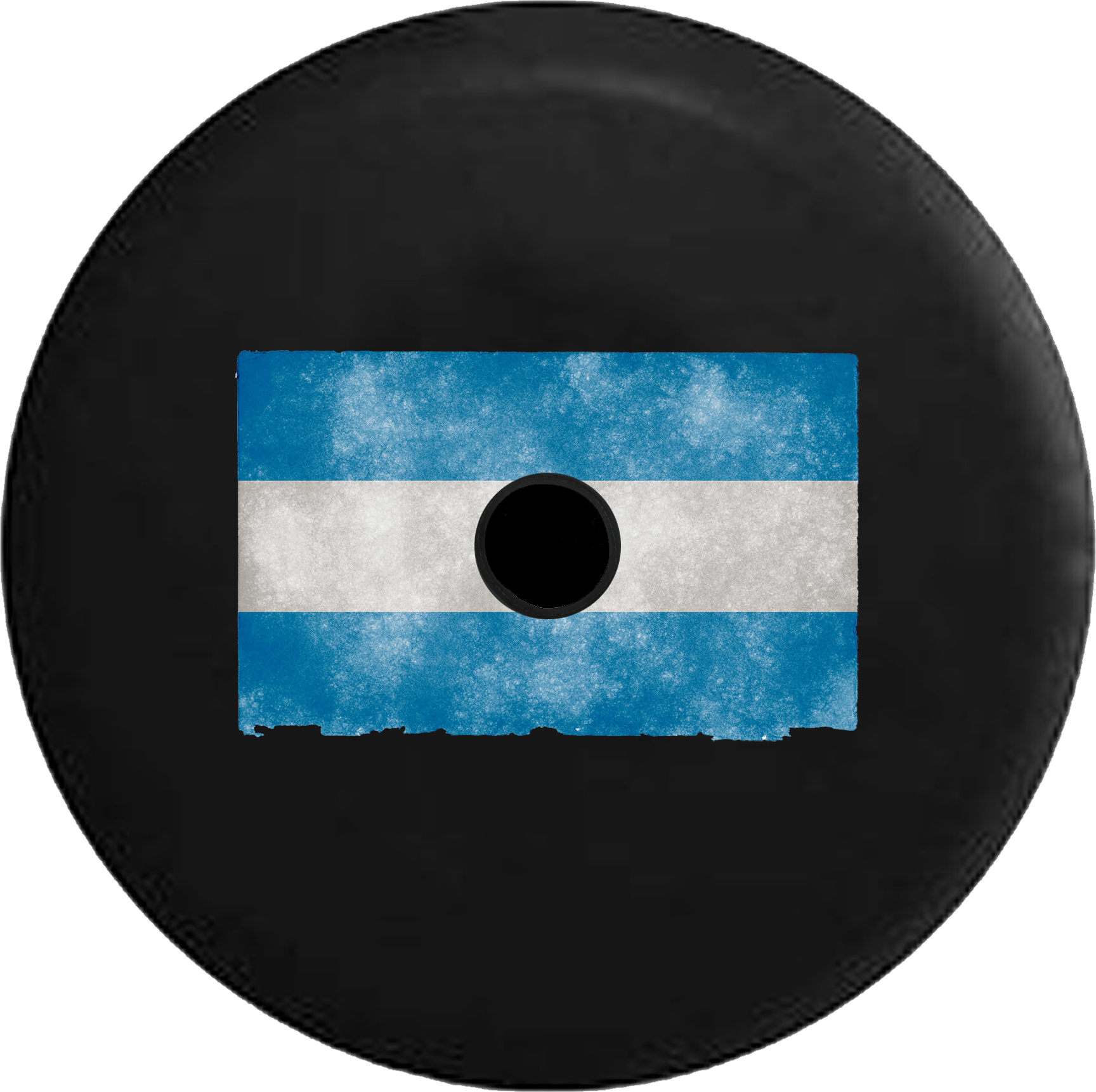 Jeep Wrangler Jl Backup Camera Day Distressed Argentina - Tirecoverpro Full Color Hay Bails In The Sun, American (1728x1721), Png Download