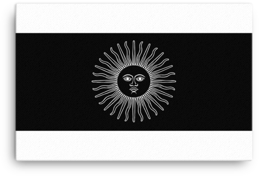 Argentina Flag Wall Art - Wheel (600x600), Png Download