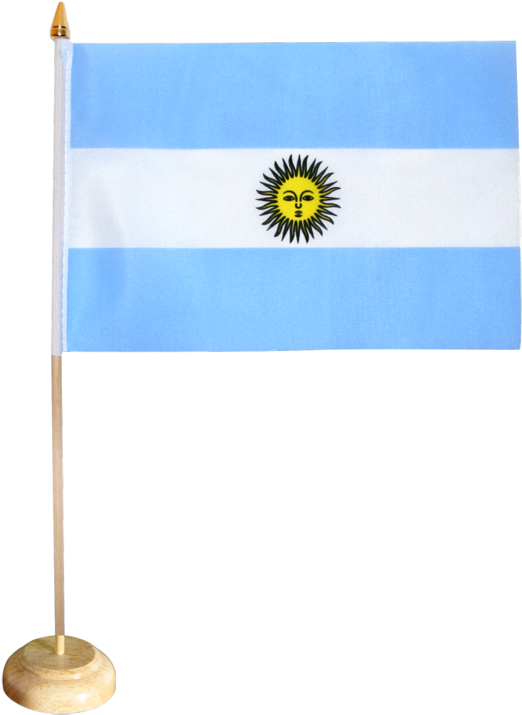 Argentina Table Flag - Petit Drapeau Argentine (1500x1176), Png Download