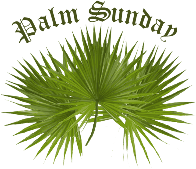 Palmsunday Palm Sunday Palm Tree (640x552), Png Download