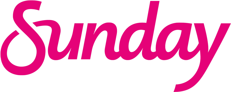 Logo Design Brand Identity Sunday Publishing Ltd - Sunday Logo (1330x700), Png Download