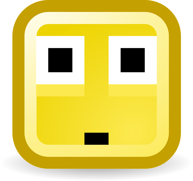 Confused Emoticon Confused Free Images On Pixabay Clipart - Pixelated Smilies (769x720), Png Download
