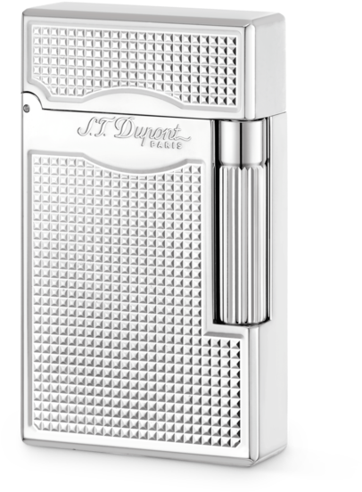 Dupont Le Grand In Silver - S.t. Dupont Ligne 2 Le Grand Lighter 023012 (665x1024), Png Download