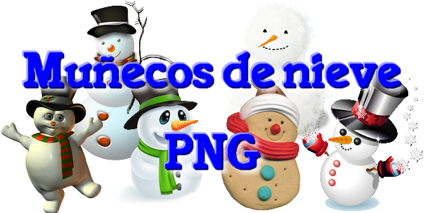 60 Muñecos De Nieve, Con Fondo Transparente Para Usar - Cartoon Christmas Snowman Greeting Card (600x300), Png Download