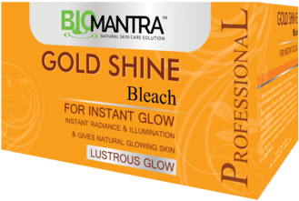 Biomantra Gold Shine Bleach - Gold (375x500), Png Download