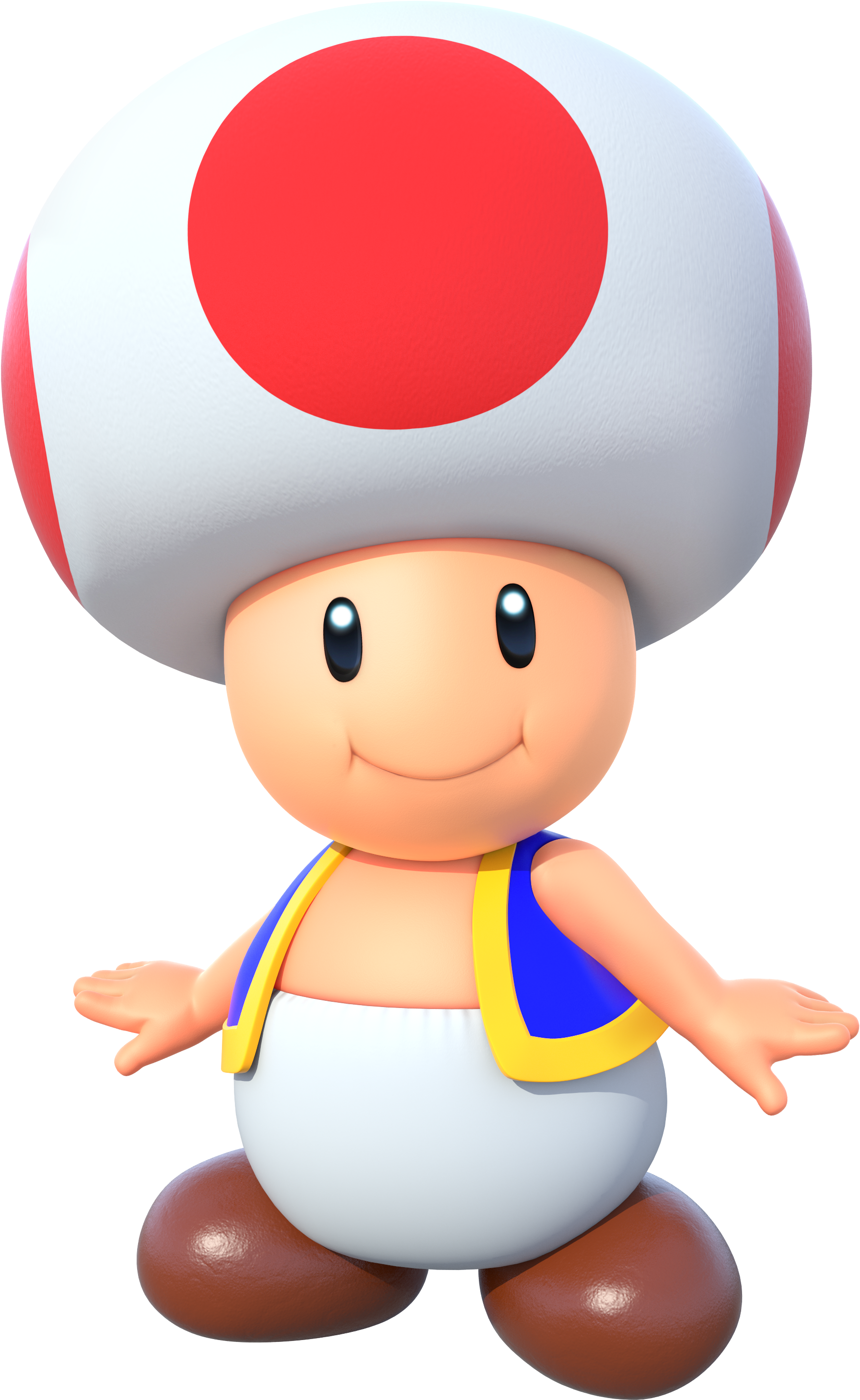 Img - Toad Mario (1920x2984), Png Download
