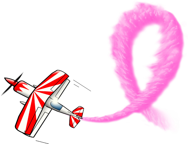 Plane-ribon - Graphic Design (720x632), Png Download