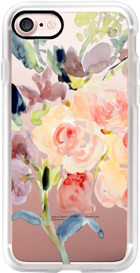 Casetify Iphone 7 Classic Grip Case - Garden Roses (282x560), Png Download