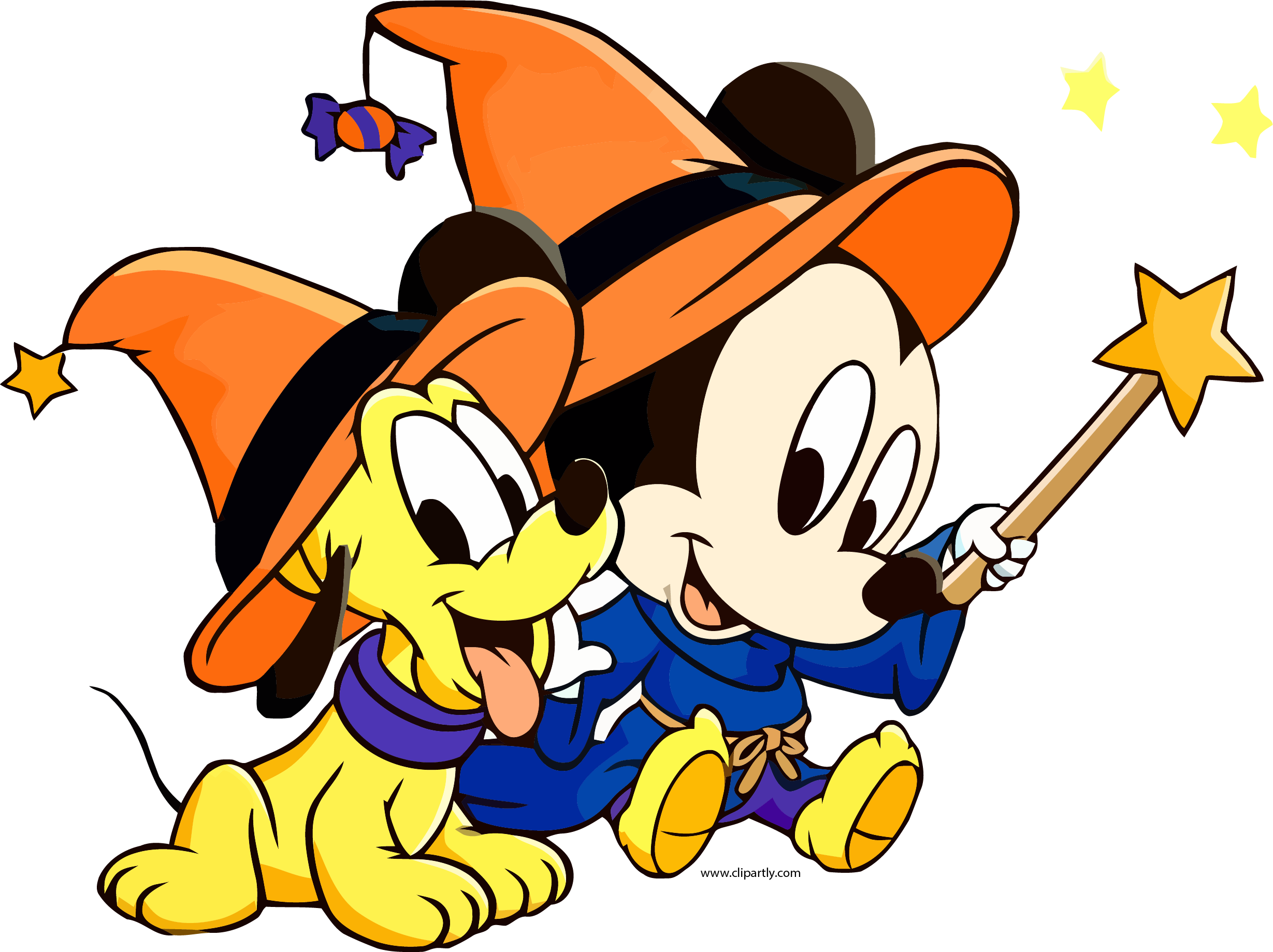 Free Pluto Png - Mickey Mouse Og Pluto (2458x1839), Png Download
