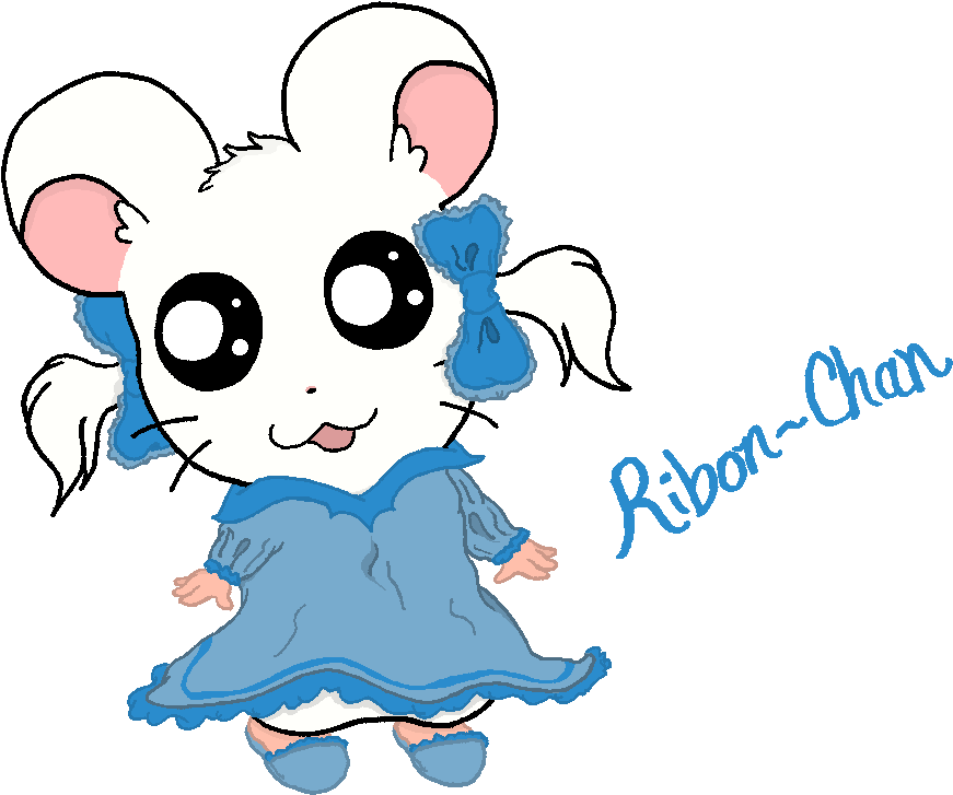 Old Art - Ribon-chan - Cartoon (951x816), Png Download