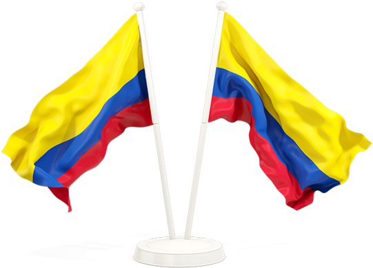 Two Waving Flags Illustration - Waving Flag Australia Flag Png (640x480), Png Download