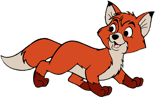 Fox Clipart Mama - Fox Clipart (528x331), Png Download