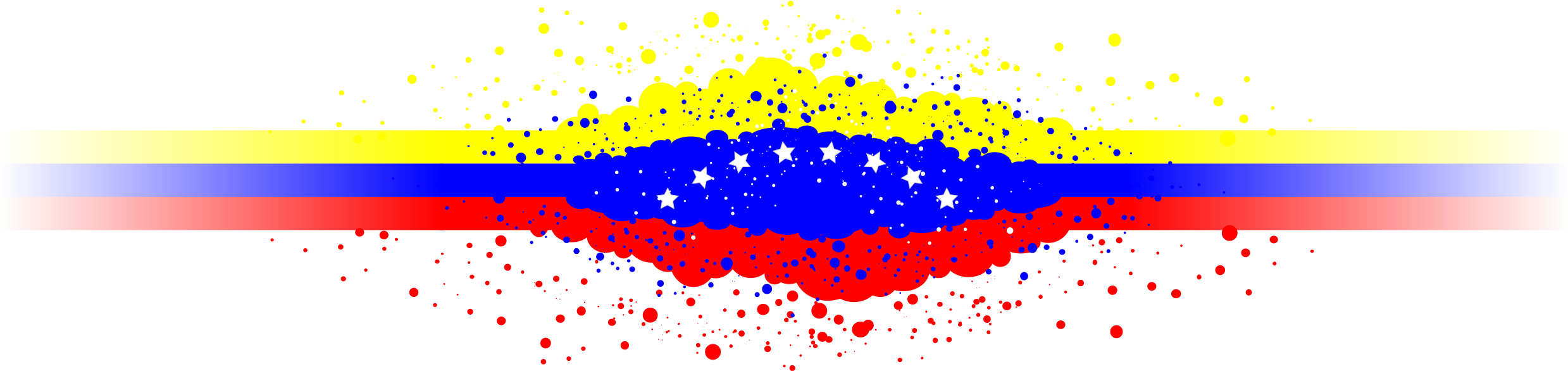 Bandera De Venezuela Png (2500x599), Png Download