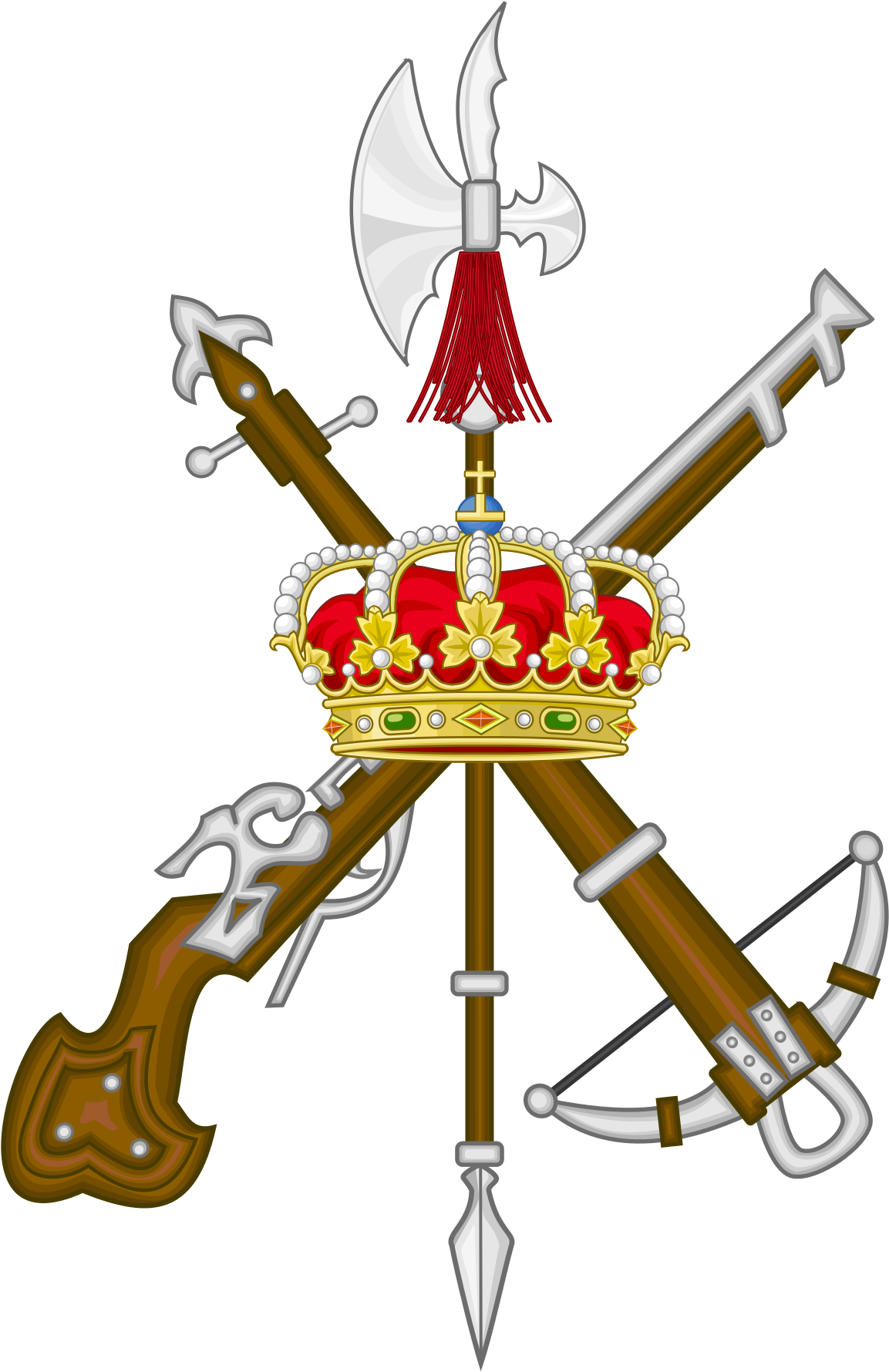 Spanish Legion Emblem (1200x1812), Png Download