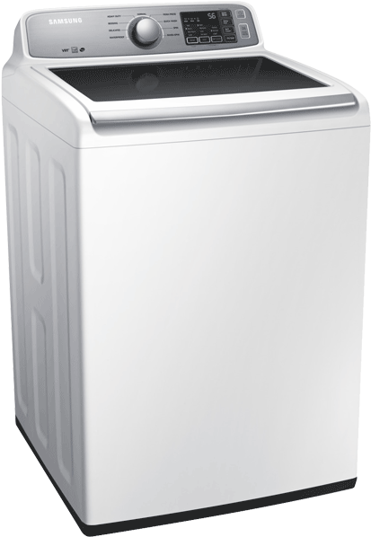 Washing Machine Png Image - Samsung Wa45h7000aw Top-load Washer 5.2 Cu.ft Capacity (519x804), Png Download