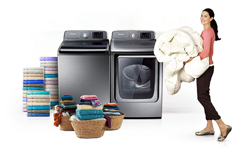 Samsung Washing Machine - Samsung Washing Machine Ads (481x336), Png Download