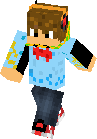 Bow Tied Teenager Skin - Fictional Character (317x453), Png Download