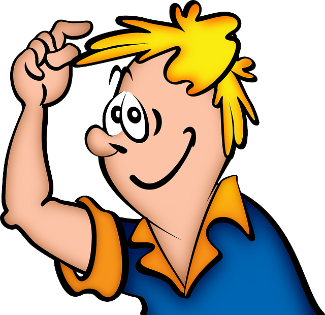 Teenager, Teen, Boy, Man, People, Young, Blond, Cartoon - Wear A Hat Clipart (640x620), Png Download