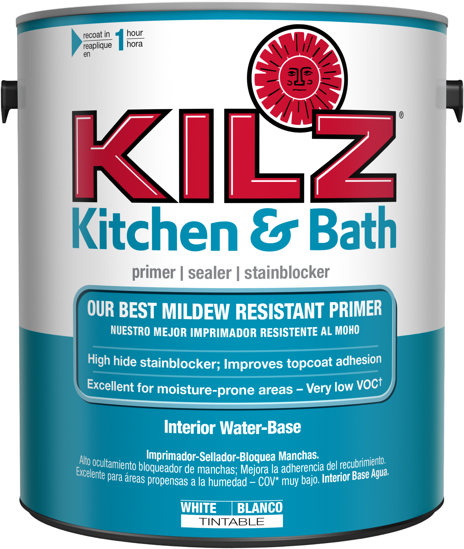 Kilz Interior Kitchen & Bath Primer, Sealer & Stainblocker - Kilz Kitchen And Bath Primer (1779x2048), Png Download