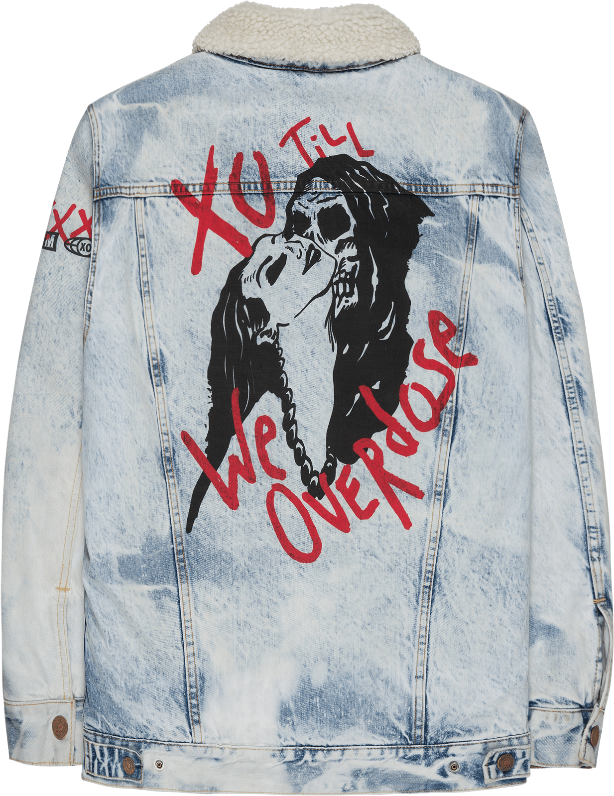 The Weeknd - Reverie Denim Sherpa Jacket (1840x2760), Png Download
