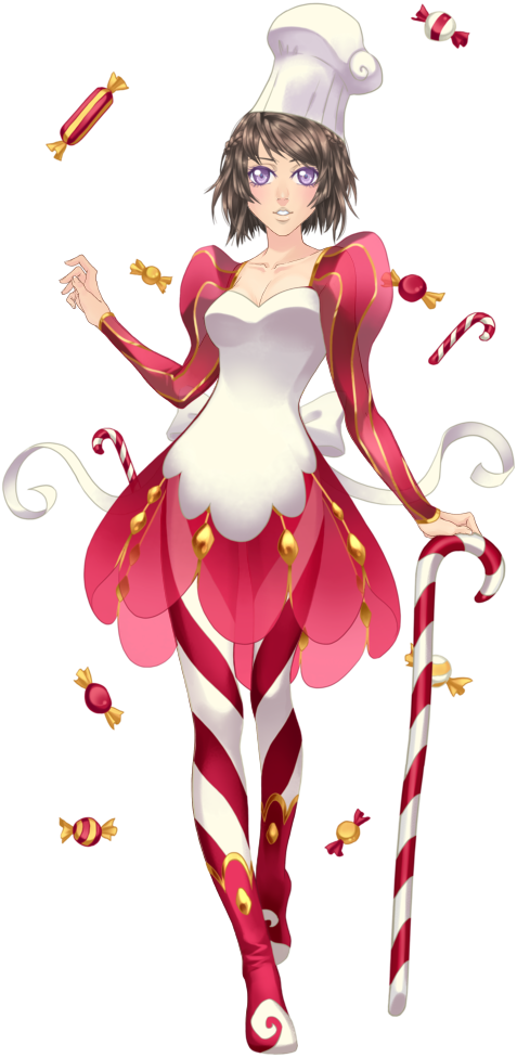 Outfit Candy Lady - Eldarya Candy Lady (477x976), Png Download