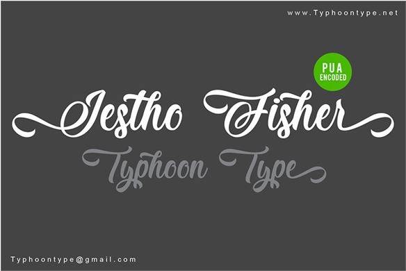 Jestho Fisher - Personal Use - Font (777x389), Png Download