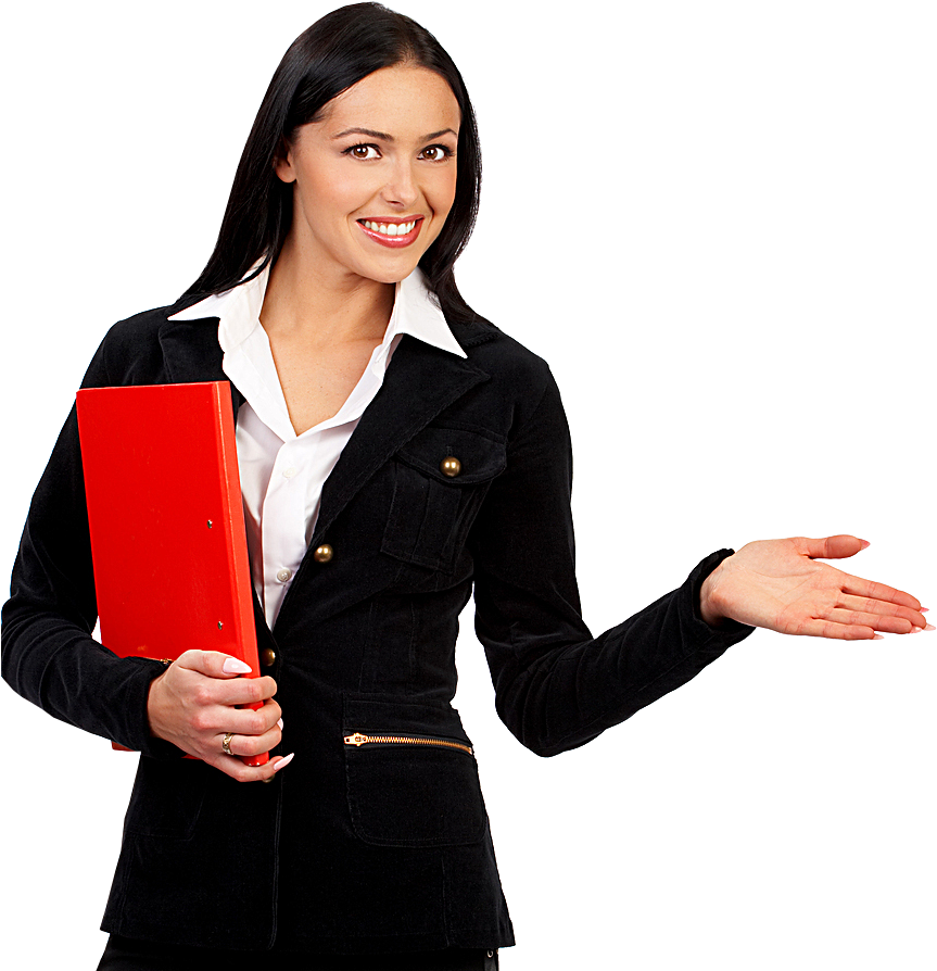 Submit Your Documents - Business Girl Png (876x966), Png Download