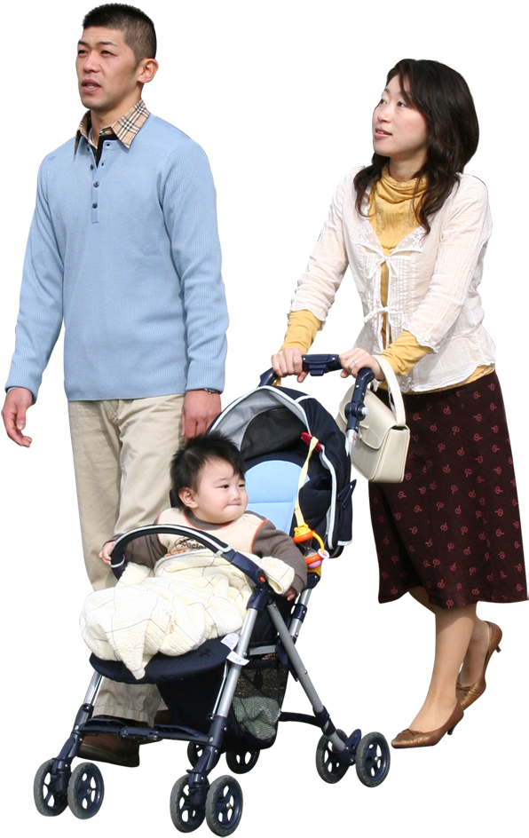 12 - Asian People Walking Png (702x1000), Png Download