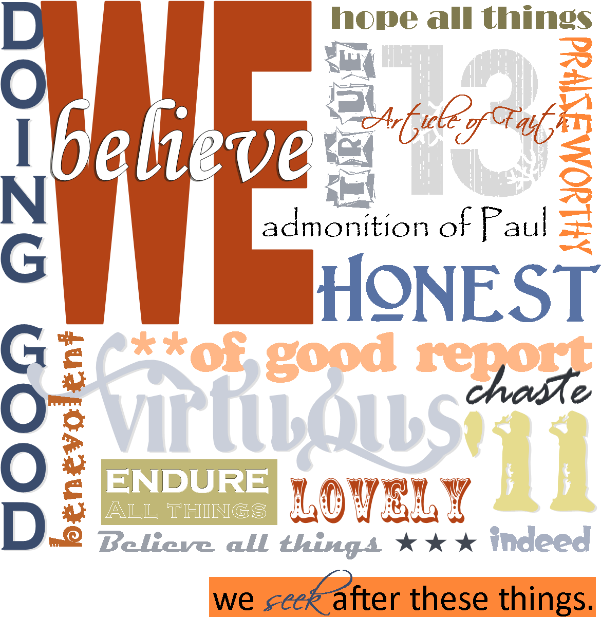 Aoff-design2 - Lds Articles Of Faith Clipart (1201x1276), Png Download