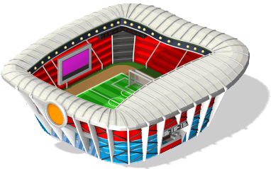 European Soccer Stadium-sw - Stadiums Png (487x299), Png Download