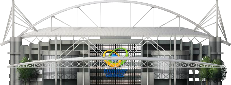 Brazilian Stadium - Arch (800x297), Png Download