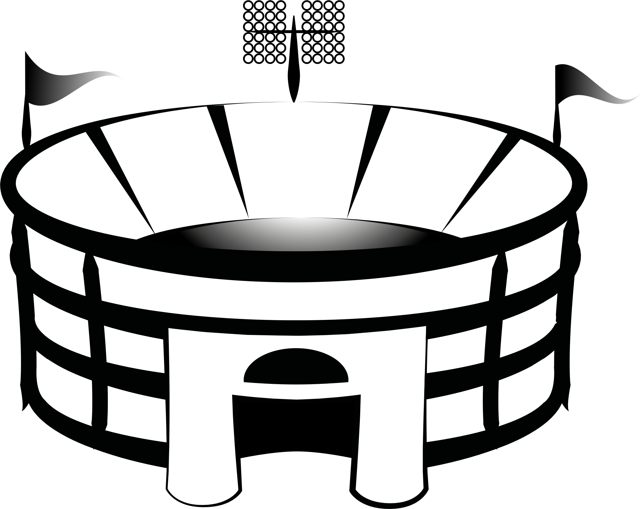 Stadium Clipart Stadium Clipart Backgrounds Image Transparent - Baseball Stadium Clipart (2137x1696), Png Download