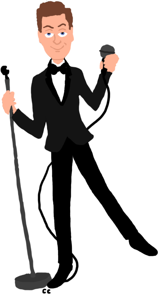 Free Download Suit Clipart Justin Timberlake Microphone - Drawing (704x1134), Png Download