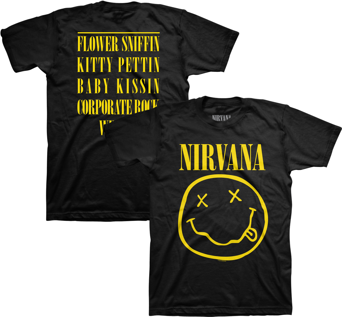 Smiley Tee - Nirvana - Queens Of The Stone Age Villains Shirt (1200x1200), Png Download