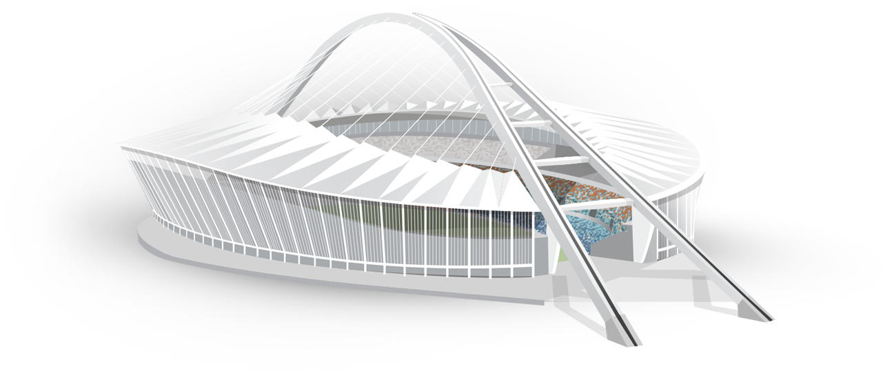 On The Desktop Image - Moses Mabhida Stadium Png (1317x539), Png Download