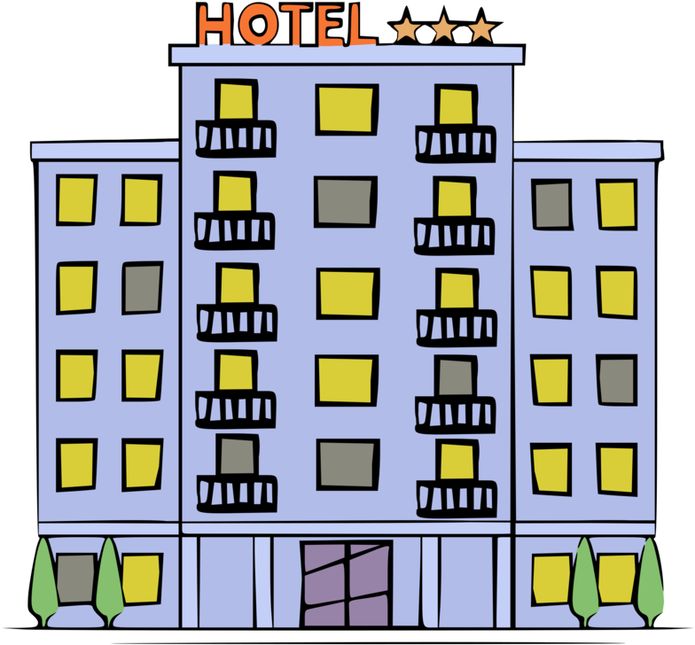 Hotel Accommodation Resort Gratis Restaurant - Accommodation Clipart (790x750), Png Download