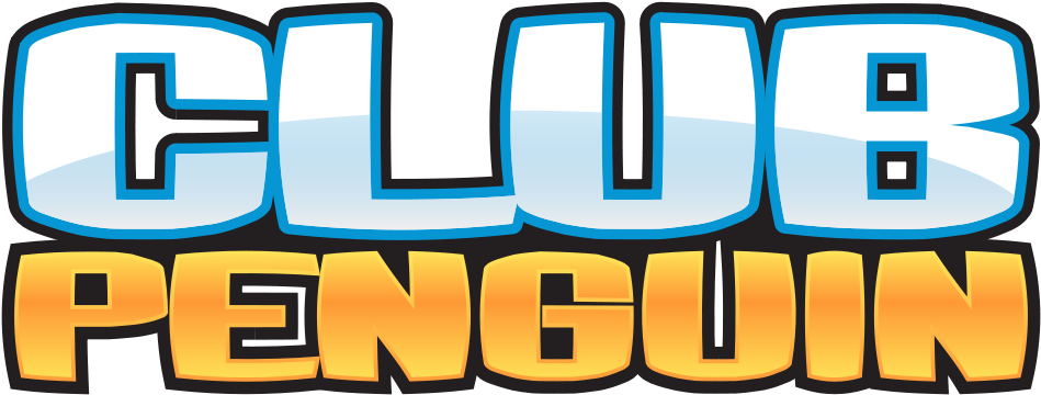 Logo Club Penguin - Club Penguin Logo Png (1000x391), Png Download