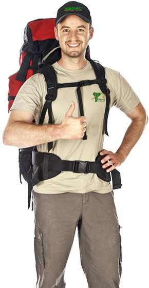 Traveller - Safari Person Png (290x561), Png Download