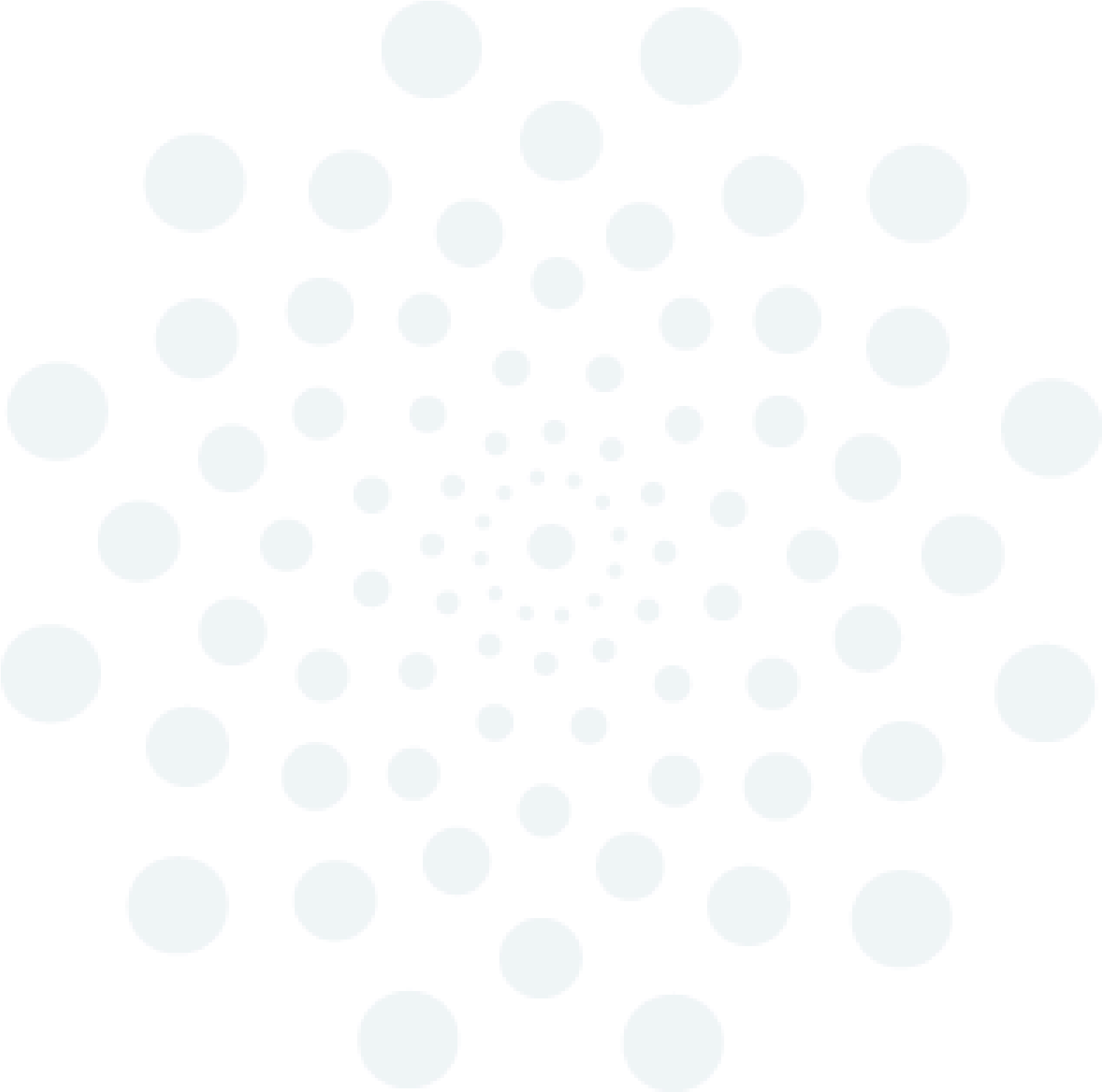 Blue Dot Faded - Circle (1500x1500), Png Download