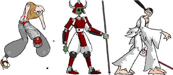 2d Skeletal Animation And Character Editor - 2d Character Animation Skeleton (700x300), Png Download