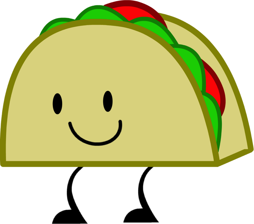 Taco Pose - Battle For Dream Island Taco (837x738), Png Download