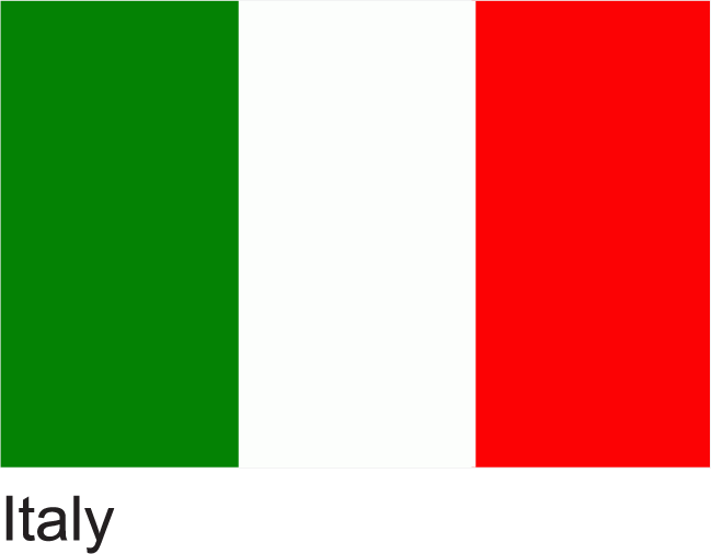Italy Flag Vinyl Decals, Flags, Italy, Products, National - Bandiera Italia Hd (649x506), Png Download