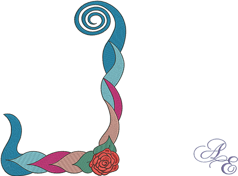 Rose Corner Frame - Illustration (722x361), Png Download